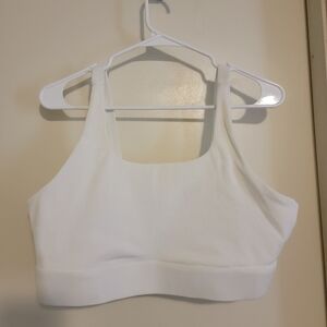 White TSL Collective Ribbed Sports Bra